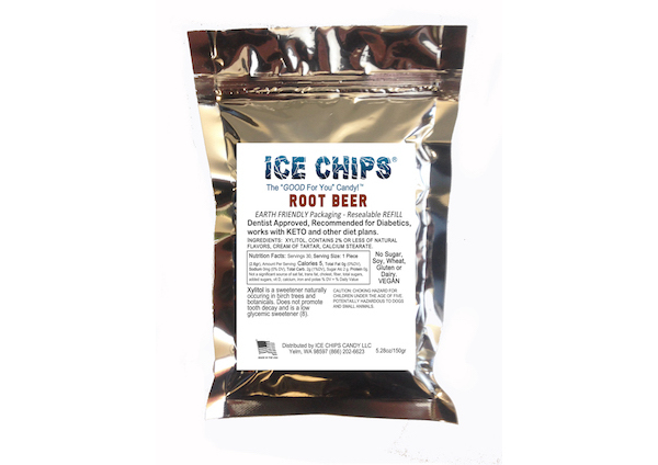 ICE CHIPS® Root Beer Float Xylitol Candy